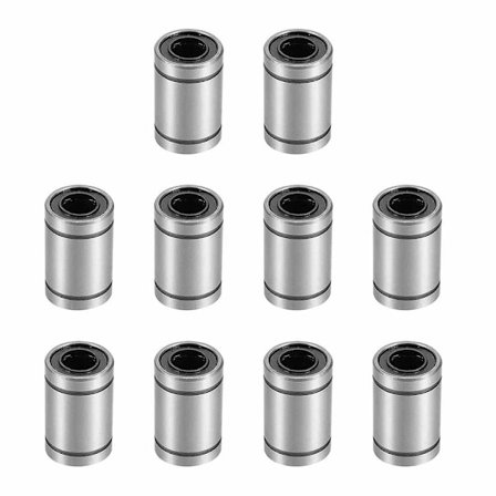 10 STK LM8UU lineære kuglelejer Stang Liner aksel dele Lineær