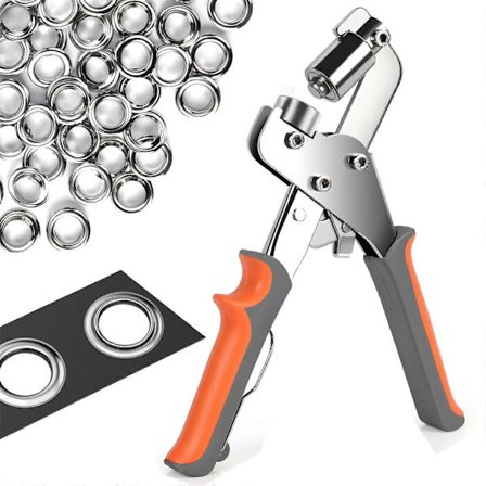 1 stk. magnetisk øjetang i kulstofstål med 100 øjer