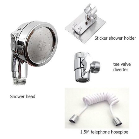 Vandhane eksternt brusehoved badeværelse køkken håndvask hane adapter splitter sæt vandafledning bruser til skønhedssalon