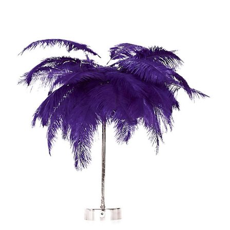 Höyhenpöytälamppu, höyhen LED-yölamppu kaukosäätimellä makuuhuoneeseen häihin