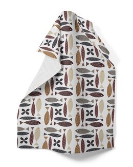 Kökshandduk Fina Fisken Rost - Kök - Arvidssons Textil