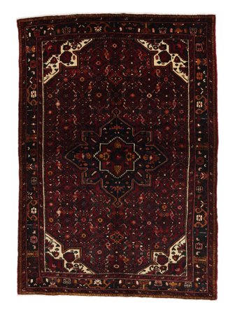 Médaillon Hosseinabad Tapis 166X221 Laine
