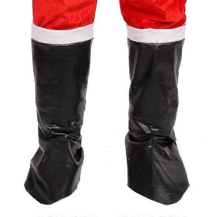 Aikuisen Halloweenin Joulupukkiasu Mustat Saappaat