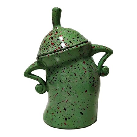 Burk med attityd, stor keramisk burk med lock, söt kreativ matförvaringsburk med lufttätt lock för kaffe, te, socker och kryddor