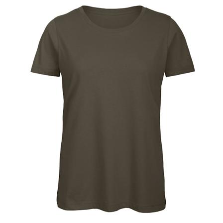 B&C Dam/Damer Favourite Organic Cotton Crew T-Shirt 2XL Khaki Khaki 2XL