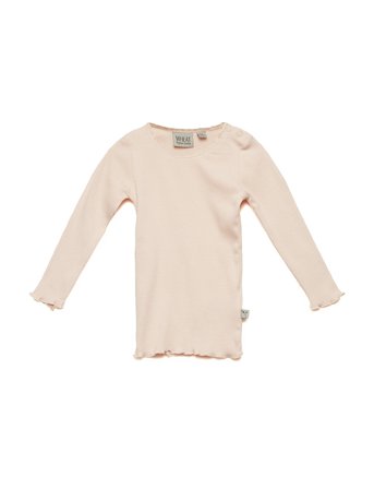Rib T-Shirt L/S Reese Beige Wheat