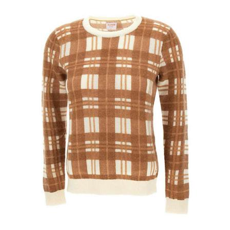 Sun68, Round-neck Knitwear Bruin, Dames, Maat:L