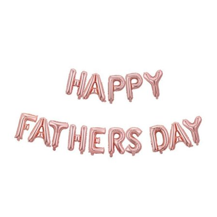 Gratulerer med farsdagen brevballonger ROSE GULL 1 ROSE GULL 1
