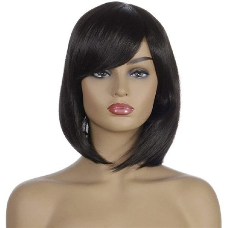 TG Menneskehår Kort Paryk Pixie Cut Parykker Naturligt Kort Hår til Kvinder Syntetisk Kort Hår til Sorte Kvinder