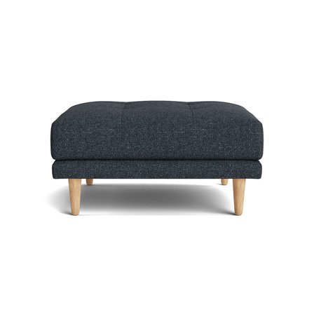 Cali Puf - Hygge Mørkeblå - 81x71x40cm - Funktionel Puf - Elegant Design - Kan Bruges som Hvile- eller Siddeplads - Mørkeblå