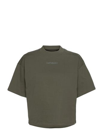 Code Tech Os Boxy Tee Green Superdry Sport