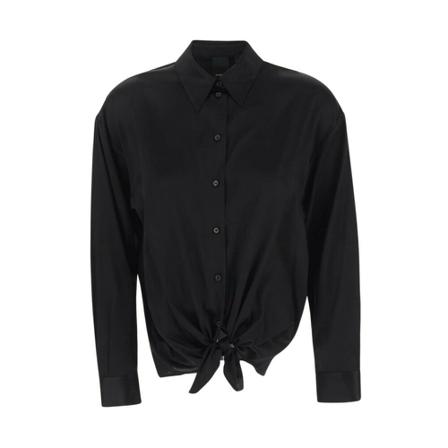 Pinko - Skjortor - Svart - Dam - Storlek: 2xs, Dam, Storlek: 2XS