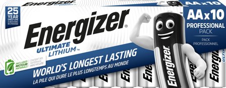 ENERGIZER Batteri Ultimate AA 10/fp - Lyreco - Kontorsmaskiner - Batterier - AA