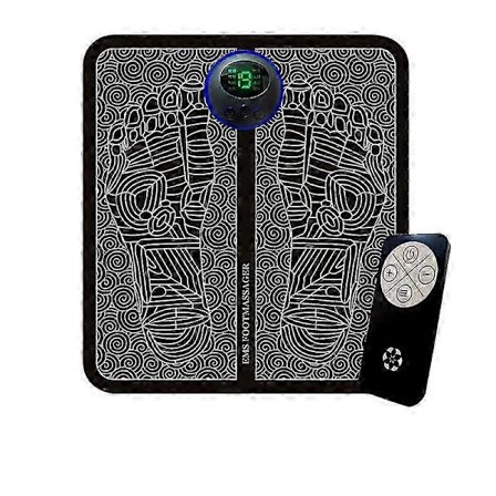 Elektrisk fotmassasje EMS Fotmassasje Matte Sirkulasjonsforbedrer USB Oppladbar