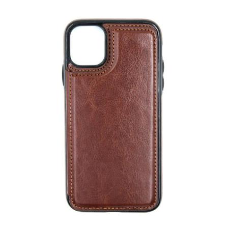 Iphone 11 Pro Max Mobilskal Med Kortfack - Brun Brun