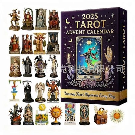 Tarot adventskalender Tarot julekalender blindboks