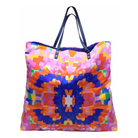 Chanel Vintage, Pre-owned Tote Bags Roze, Dames, Maat:ONE Size,nylon