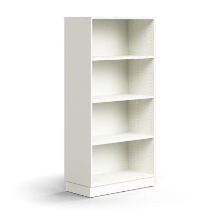 Bücherregal QBUS, 1641x800x400 mm, weiß