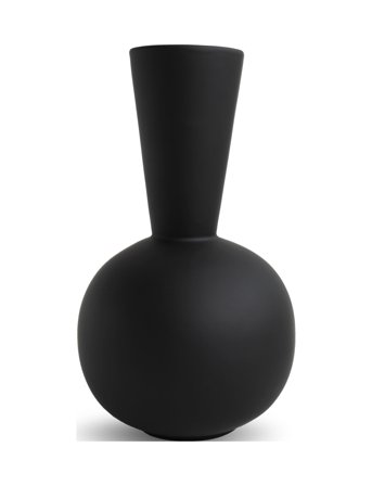 Trumpet Vase 30Cm Black Cooee Design