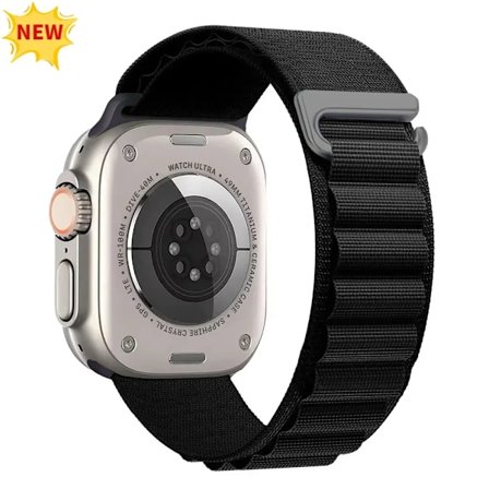 2025 Nytt Alpine Loop-armband för Apple Watch Ultra 2 Band 49mm 10 9 8 7 46mm 42mm 45mm 41mm Nylonarmband iWatch 654 SE 44mm 40mm