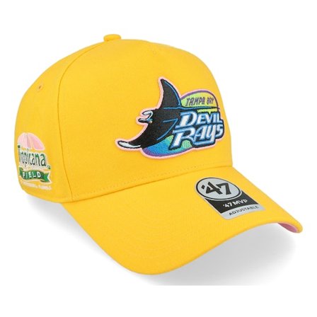 47 Brand - MLB Geel adjustable Cap - Hatstore Exclusive x Tampa Bay Rays Dua Yellow Gold A-Frame Adjustable @ Hatstore