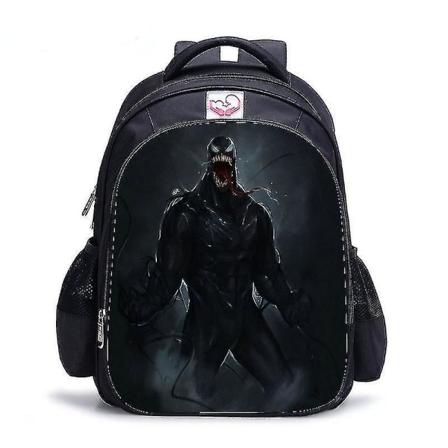 16 Tommers Superhelt Venom Student Skoleveske Cosplay Ryggsekk Tegneserie Bok Bag Teenage Laptop Travel Ba