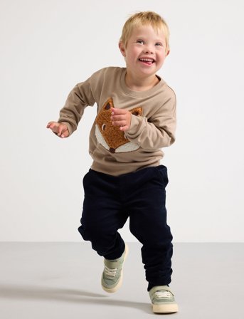 Lindex Trousers Cord Lined - Navy - 92