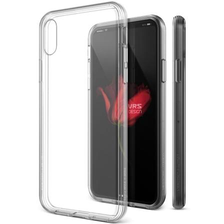 Verus Crystal Touch -kuori Apple iPhone XS/X - läpinäkyvä