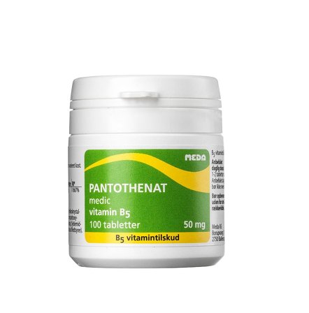 Meda Pantotenat Medic Vitamin B 100 stk., Helse & Madvarer, B-vitamin, Øvrige