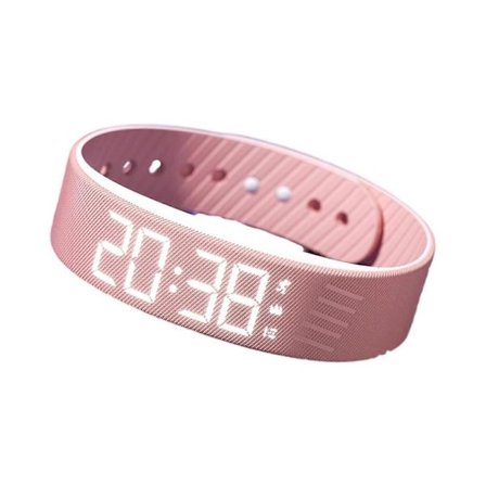Fitsleeps Vekkerklokke, Bærbar Stille Vibrerende Alarm Armbånd, Vanntett Oppladbar Vibrerende Vekkerklokke for Tungsovere, Søvn &