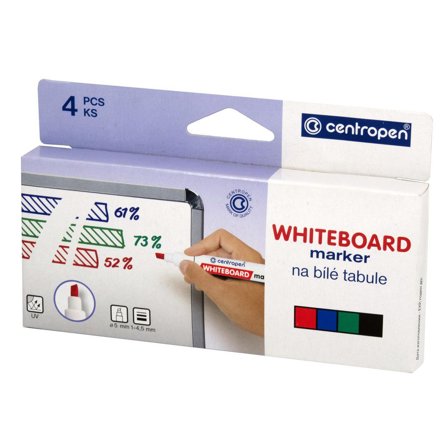 CENTROPEN Whiteboardpenna skuren 4/fp - Lyreco - Kontorsmaterial - Pennor - Whiteboardpennor - Skuren spets
