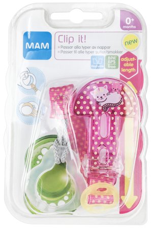 Mam Clip It smokkesnor rosa 1 stk