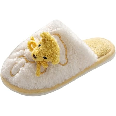 Skridsikker vintersko med lodden plys, holder varme hjemmesko til kvinder og damer, indendørssko, hyggelige filttøfler, komfortable tøfler til damer