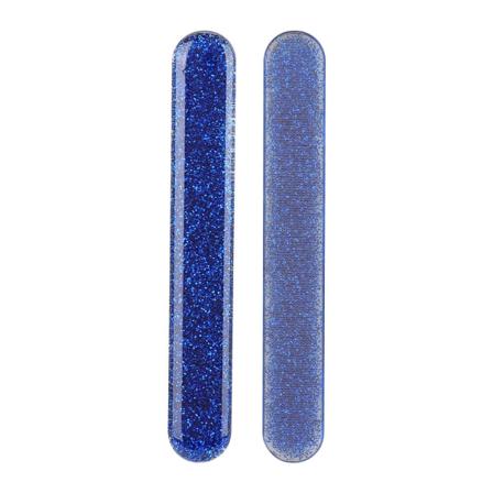2 stk Nail Art Polering Slibefil Professionel Nano Glas Neglefil Manicure FilBlå