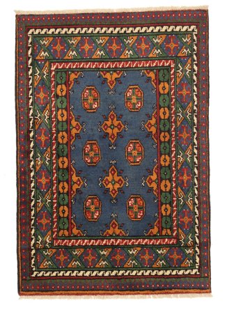 Medaille Klein Afghan Fine Vloerkleed 80X118 Wol