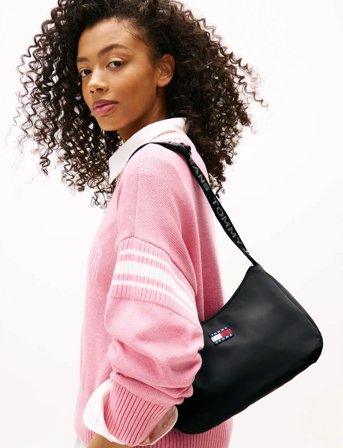 Tommy Hilfiger Tjw Ess Daily Shoulder Bag - Black - ONE SIZE