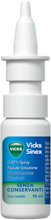 Vicks Sinex 0,5 Mg/ml Spray Nasale Soluzione 1 Flacone da 10 ml