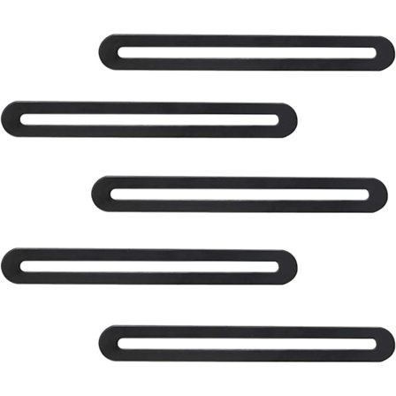 5 stk. perforerede plade hjørnebeslag, justerbare rustfrit stål flade co