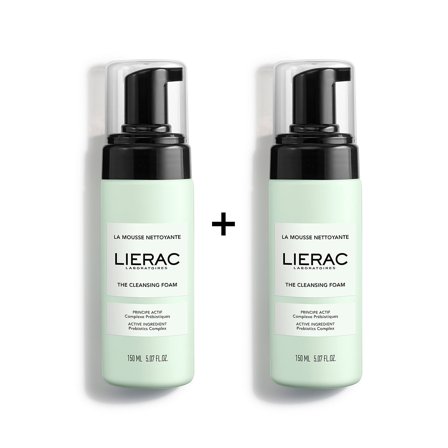 Lierac Detergenti & Maschere La Mousse Detergente 2x150ml - Mousse detergente viso
