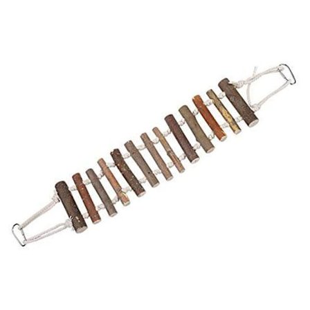 Papegøje log hængebro, læderstige, blød stige og blød bro, grænseoverskridende forsyning, papegøje tyggelegetøj, fugle legetøj