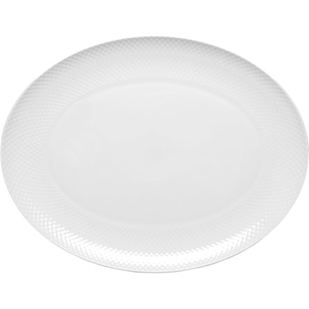 Lyngby porcelæn Ovaali Rhombe Color -tarjoiluvati, 42 x 32 cm