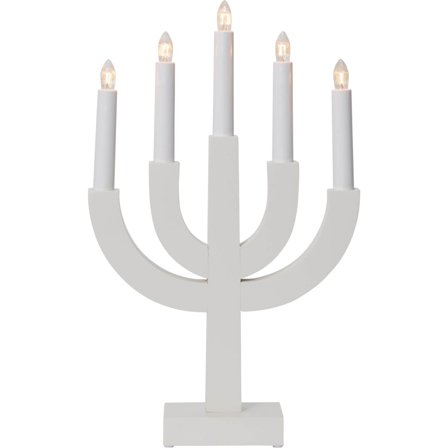 Star Trading - Adventstake 219-61 Selma Vit 5Ljus Hvit
