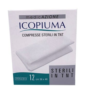 Garza Icopiuma Compressa In Tessuto Non Tessuto Autoadesiva