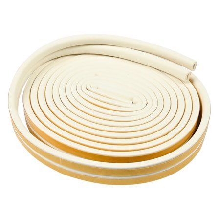 Tetningslist D-profil 2 x 3 m hvit