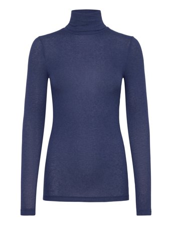 Angelabb Roll Neck Navy Bruuns Bazaar