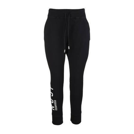 Dsquared2, Sweatpants Czarny, Kobieta, Rozmiar: S