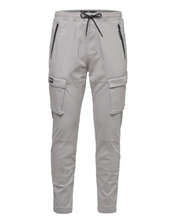 Hco. Guys Pants Trousers Cargo Pants Harmaa Hollister