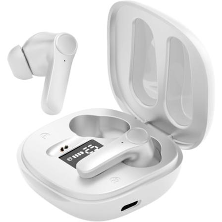 Sprogoversætterøretelefoner, BT5.0 TWS støjreducerende oversætterheadset med digitalt display, understøtter 74 sprog 70 accenter