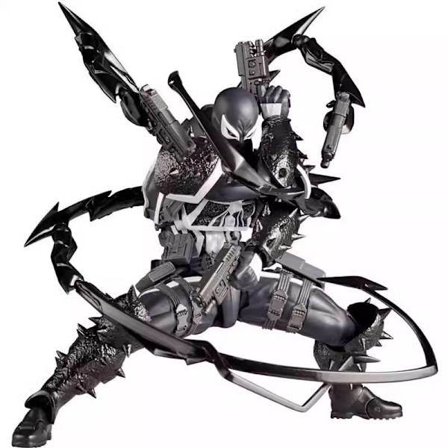 Yamaguchi Style Marvel Venom 3 Sort og Hvid Anti-Venom Agent Action Figur Model Legetøj