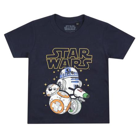 Star Wars Boys Droids T-shirt 3-4 Years Navy